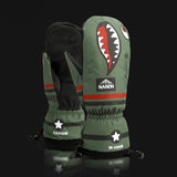 Monster Theme Thermal, Waterproof  Snowboard Gloves