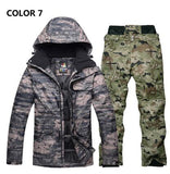 Waterproof Thermal Ski Jacket+Snowboard Pant Male