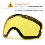 Ski Goggles with UV400 Protection
