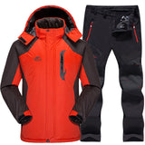 Ski Suit Men Waterproof Thermal