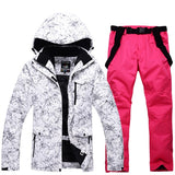 Unisex Snow Wear Snowboarding sets waterproof windproof -30 degree