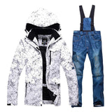 Unisex Snow Wear Snowboarding sets waterproof windproof -30 degree