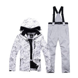 Unisex Snow Wear Snowboarding sets waterproof windproof -30 degree