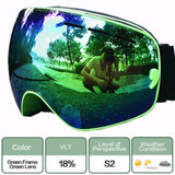Unisex Anti-Fog Ski Goggles