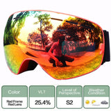 Unisex Anti-Fog Ski Goggles