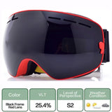 Unisex Anti-Fog Ski Goggles