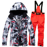Ski Suit For Men Thermal Waterproof Windproof