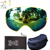Unisex Anti-Fog Ski Goggles
