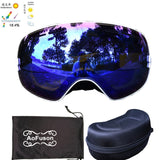 Unisex Anti-Fog Ski Goggles