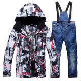 Ski Suit For Men Thermal Waterproof Windproof