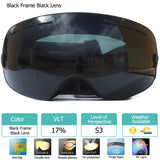 Ski Goggles For Men UV400 Anti-fog Double Layers