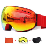 Double Layers Ski Goggles