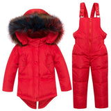 Ski Suits For Children with Real Fur