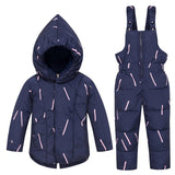 Ski Suit For Children Hooded Girl's Down Jackets Outerwea